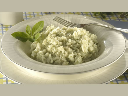 Arroz ao Pesto